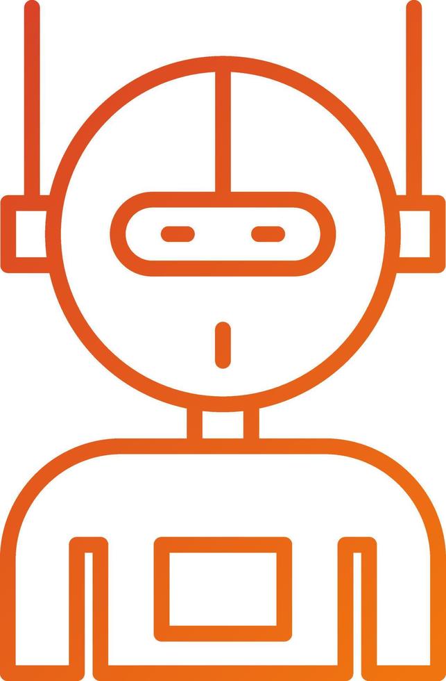 Robot Icon Style vector