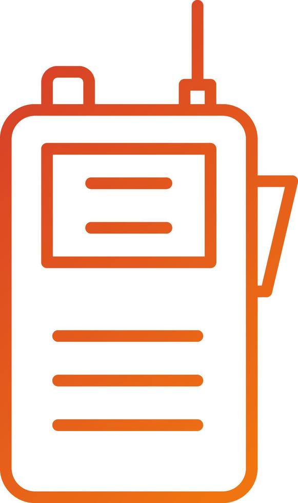 Walkie Talkie Icon Style vector