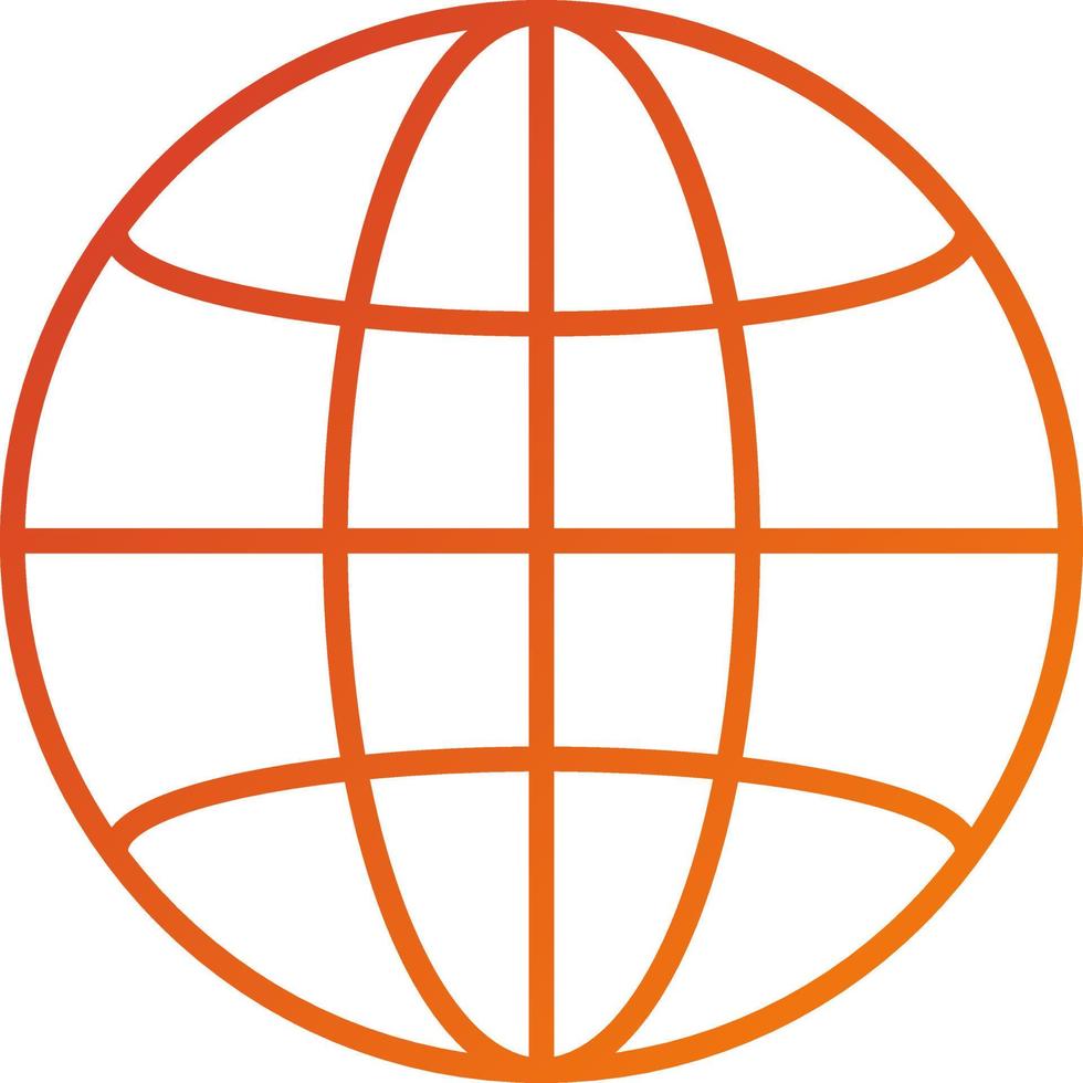 Globe Icon Style vector