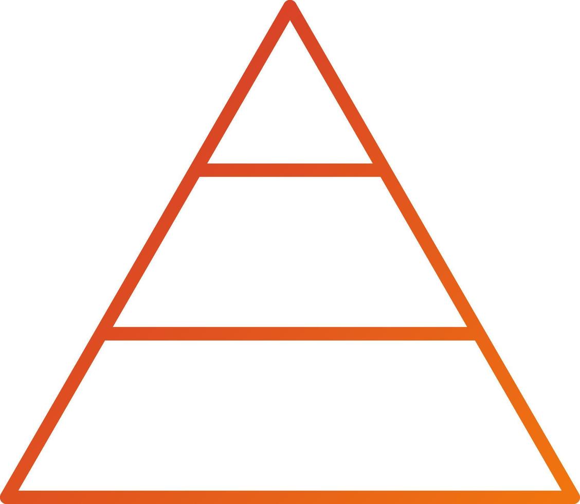 Pyramid Icon Style vector