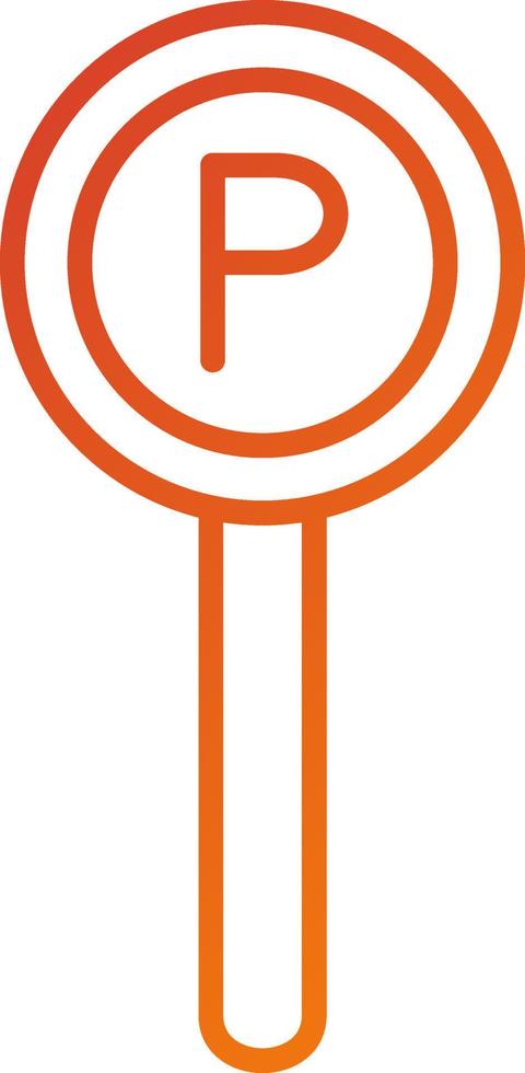 Parking Icon Style vector