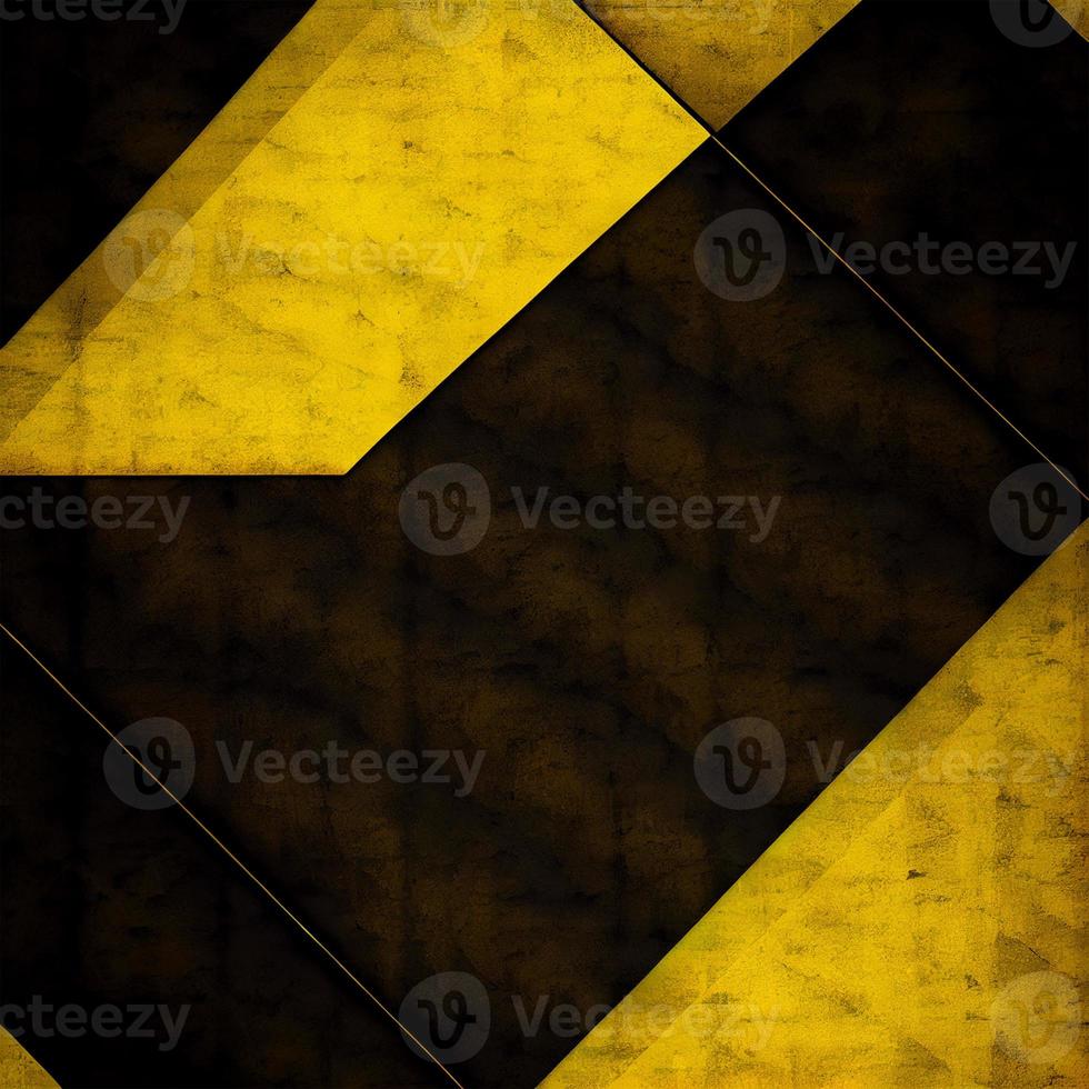 Texture brutal black and yellow background - AI generated image photo