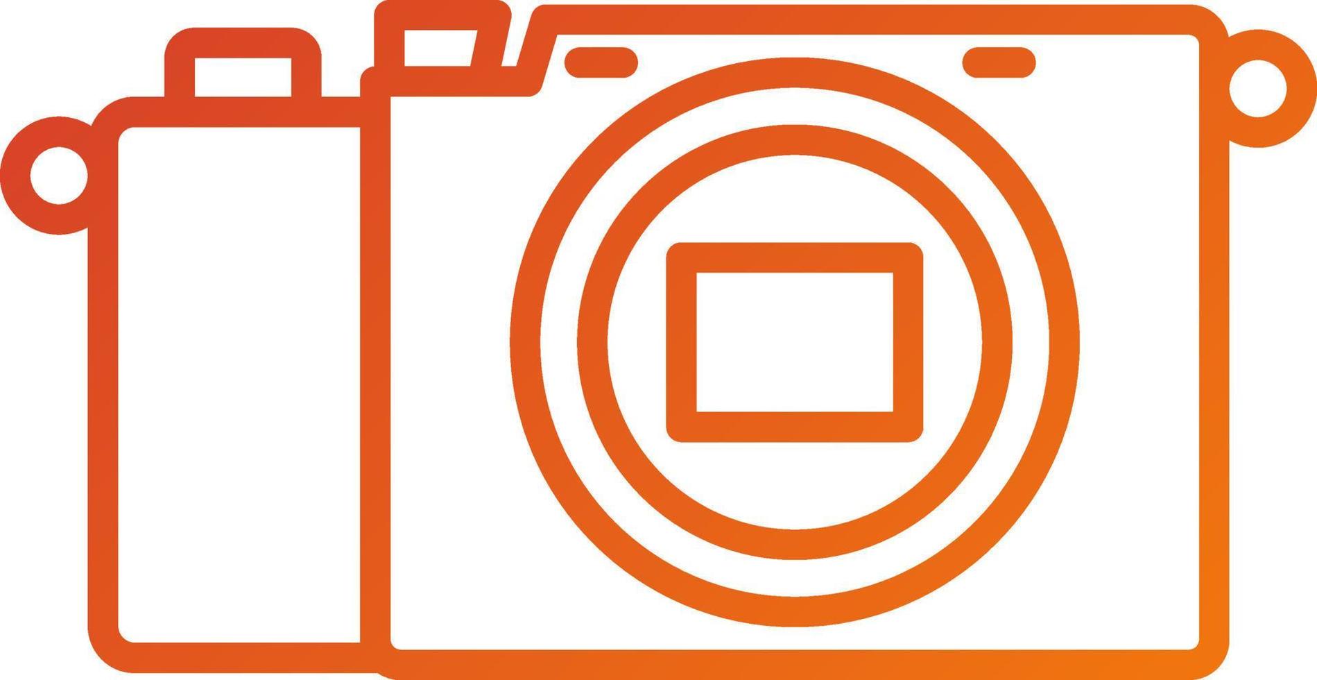 Mirrorless Camera Icon Style vector