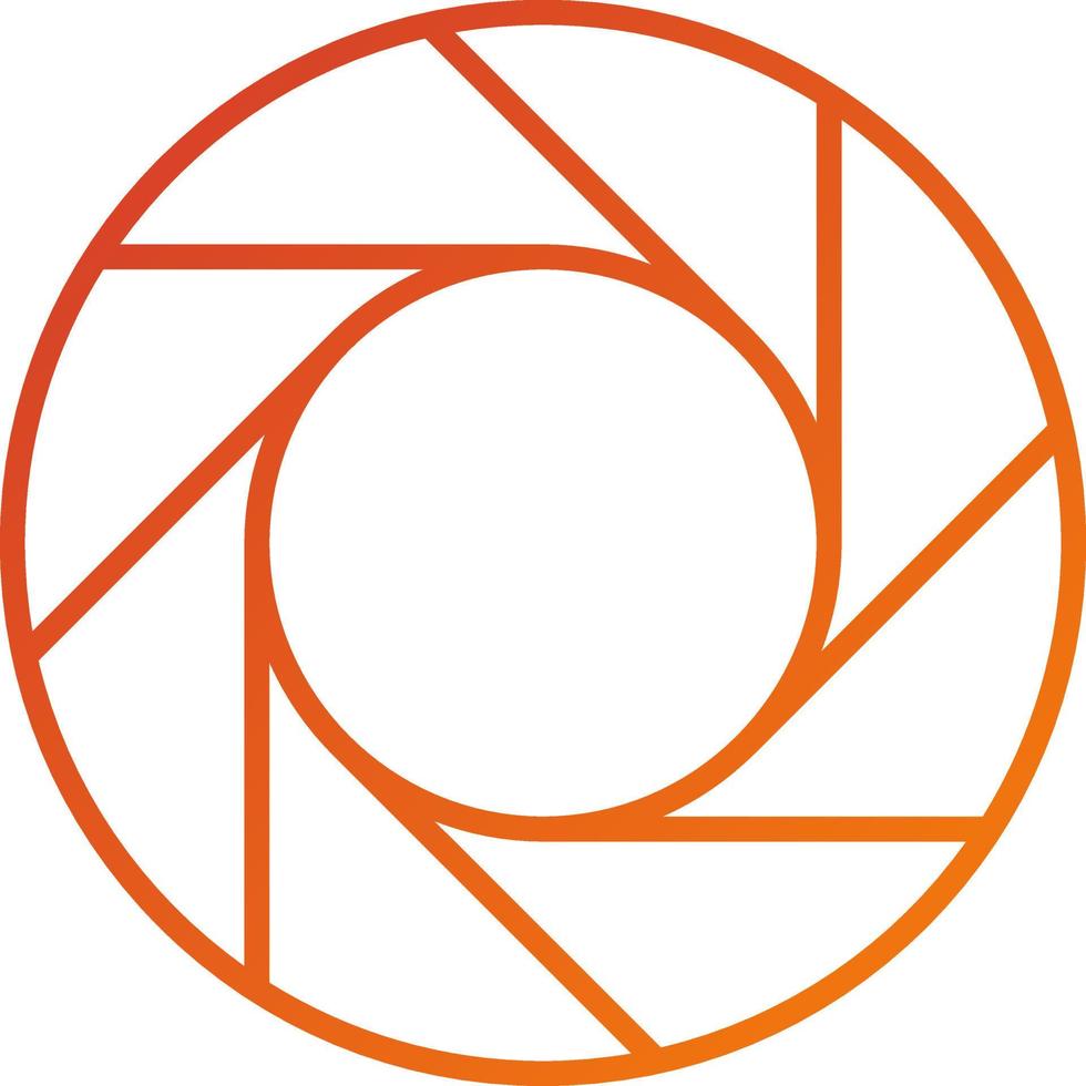 Diaphragm Icon Style vector
