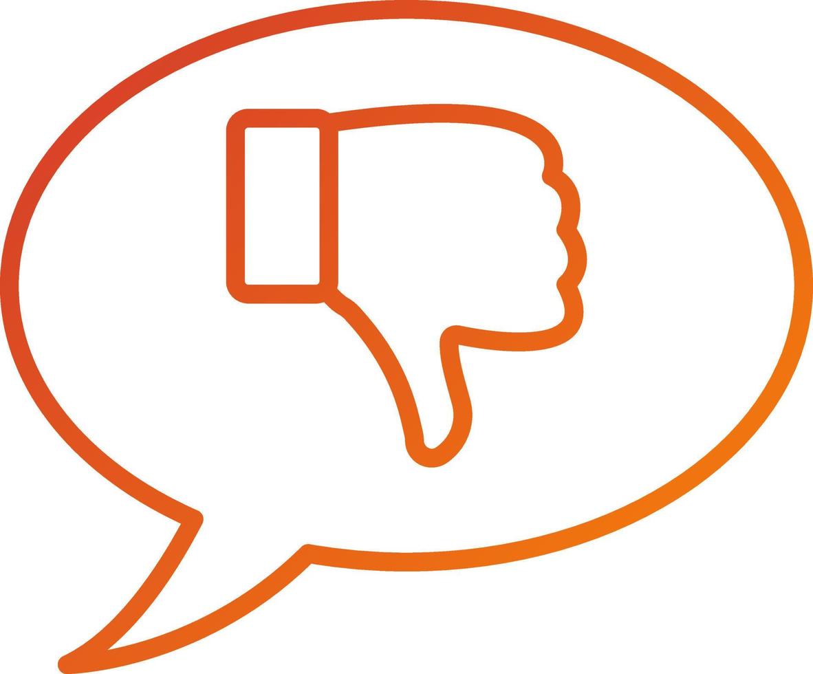 Criticism Icon Style vector