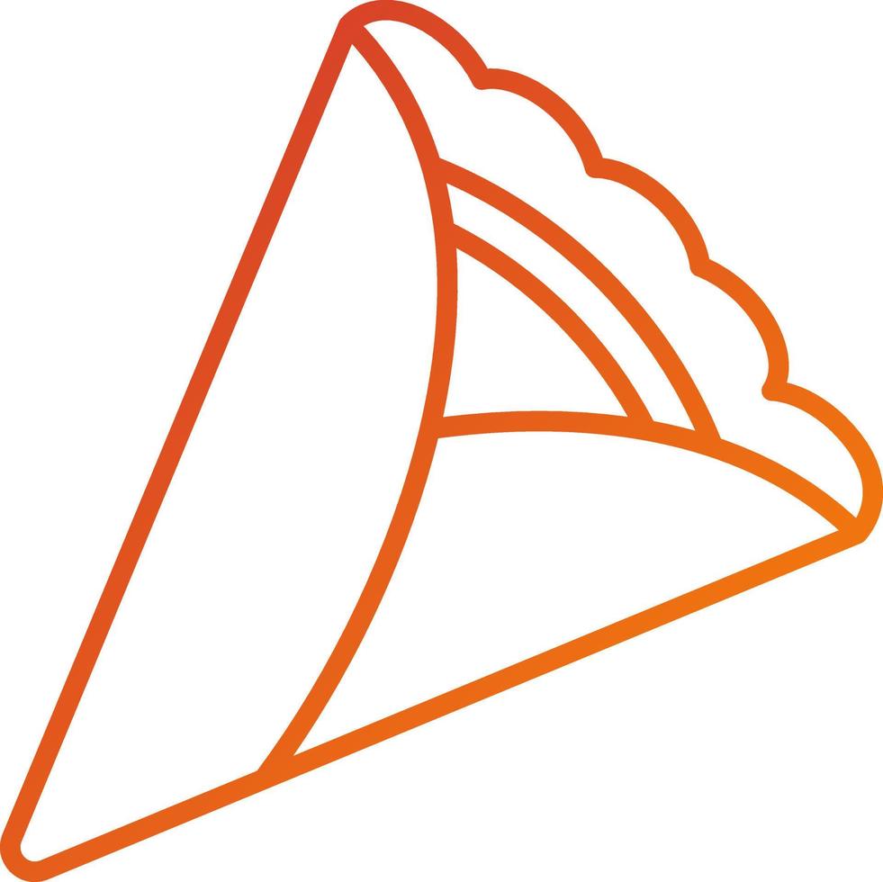Crepe Icon Style vector