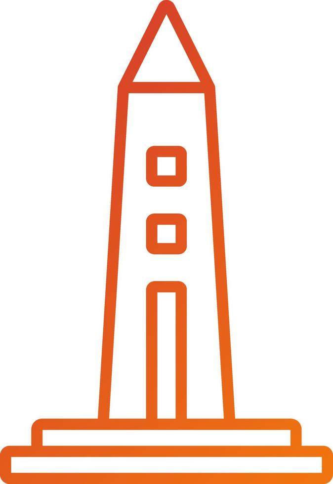 Obelisk Icon Style vector