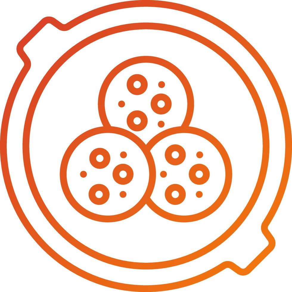 Falafel Icon Style vector