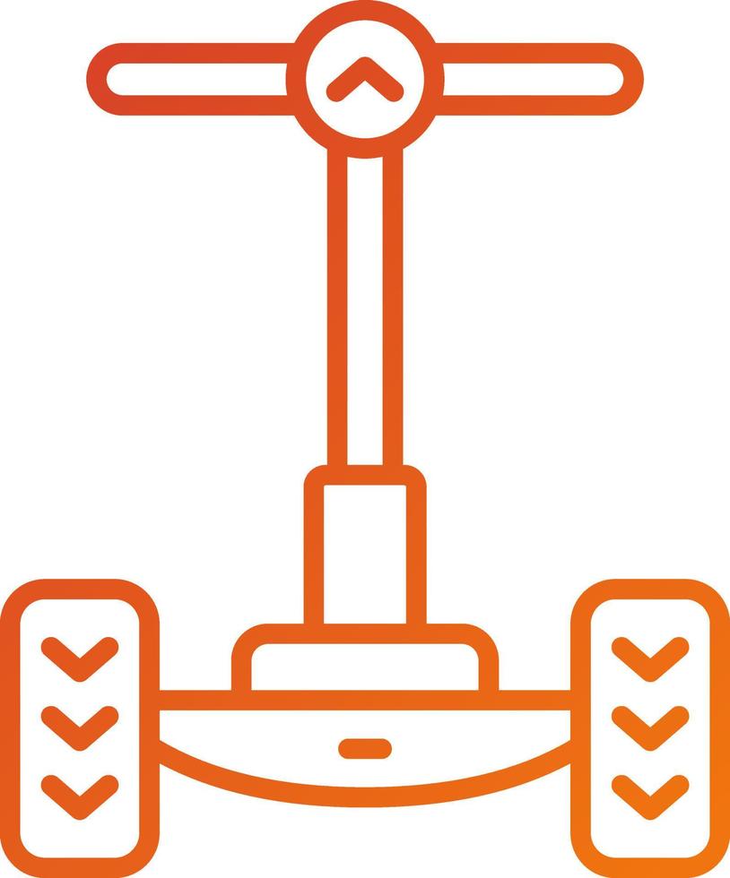 Segway Icon Style vector