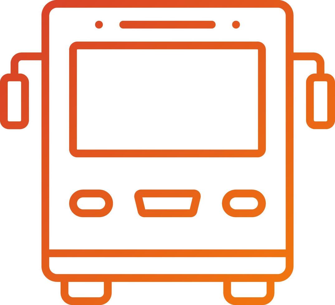 Bus Icon Style vector