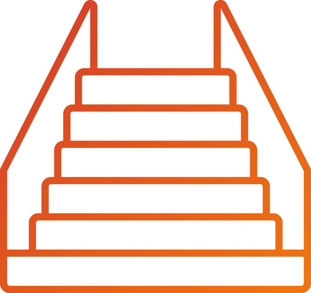 Stairs Icon Style vector
