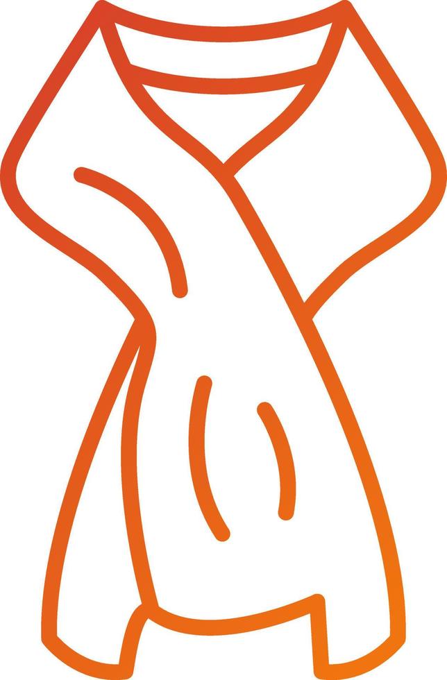Scarf Icon Style vector