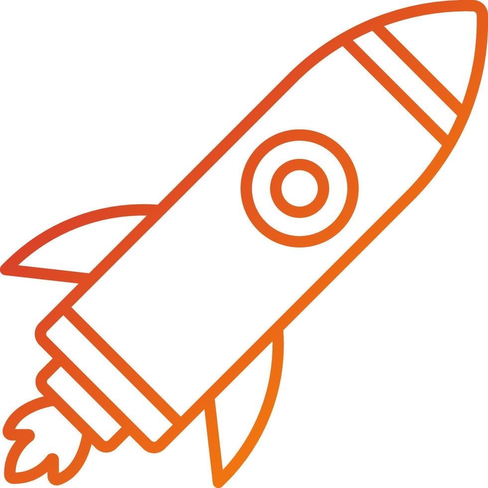 Rocket Icon Style vector