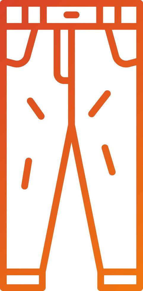 Pants Icon Style vector