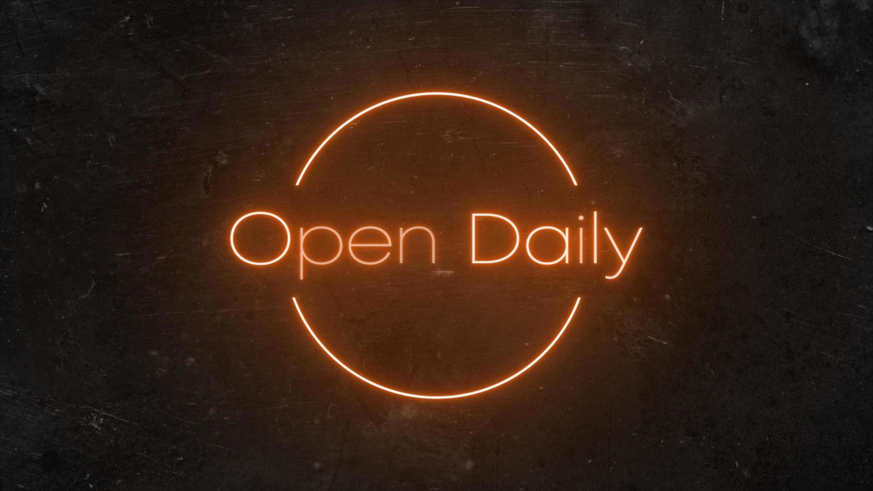 Open Daily Neon Effects Motion Background photo