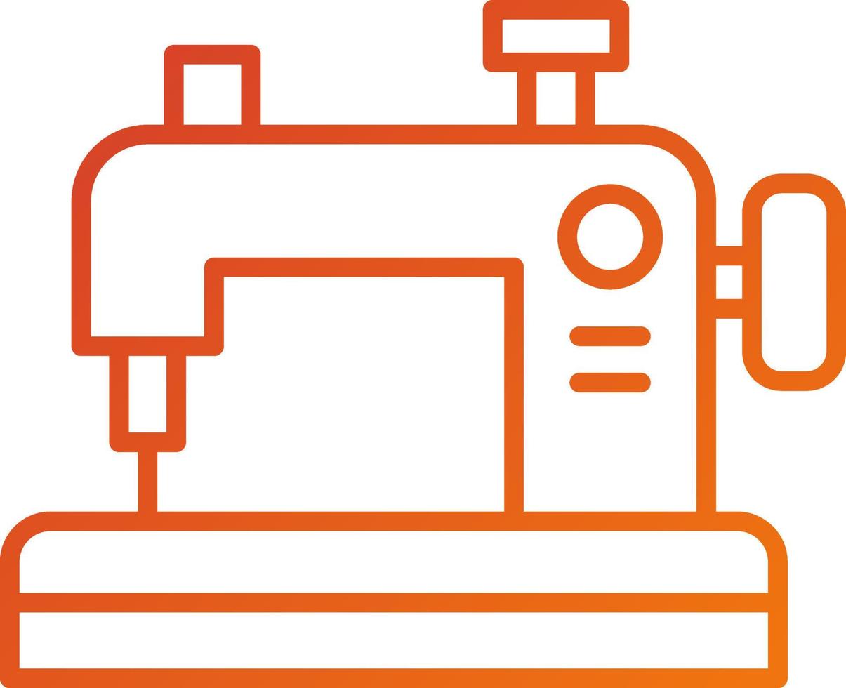 Sewing Machine Icon Style vector