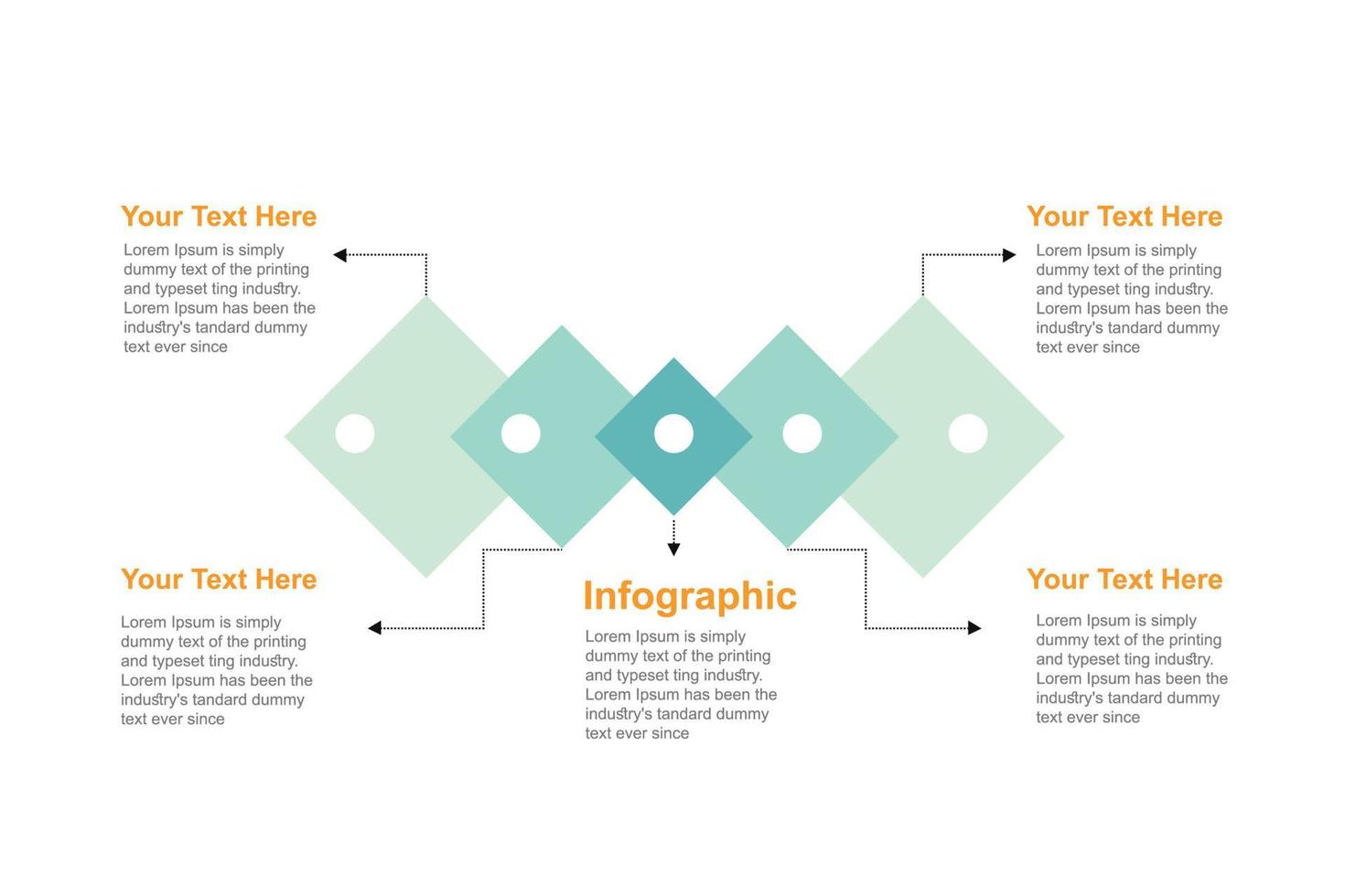 Business infographic design template. Element of chart, graph, diagram for presentations. vector