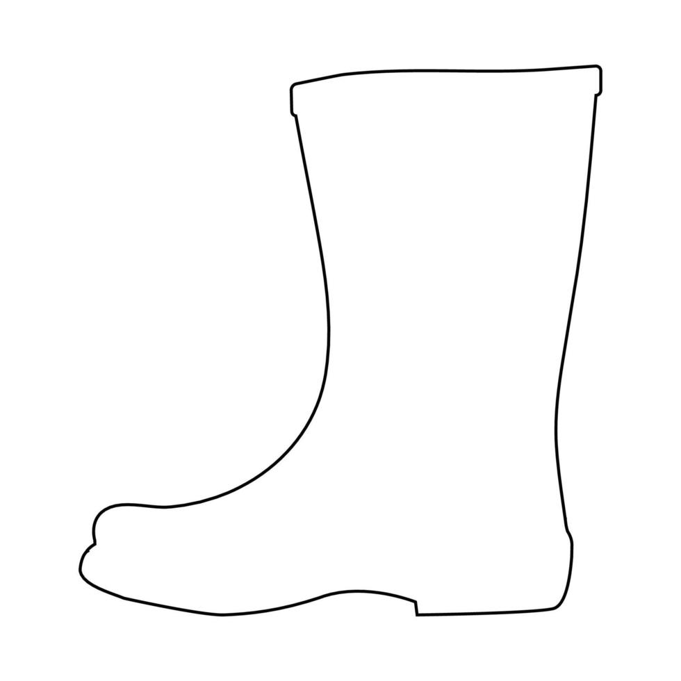 Rain boots icon vector