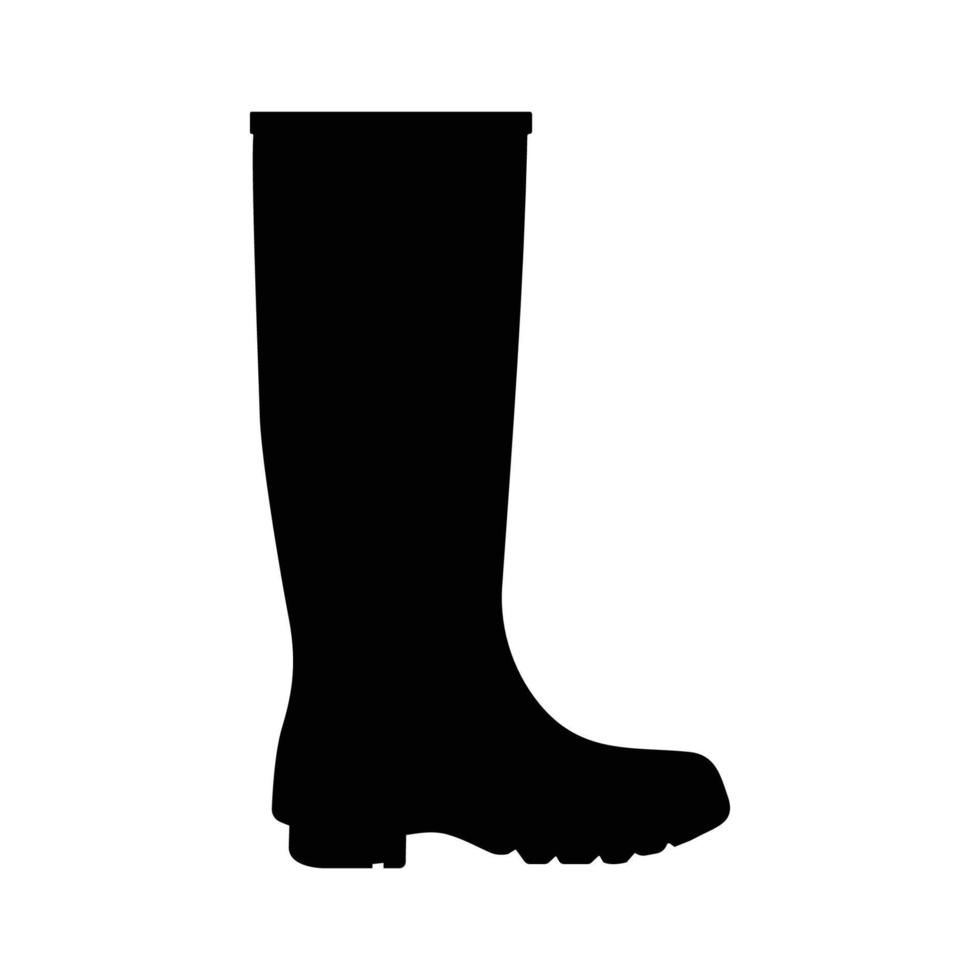 lluvia botas icono vector