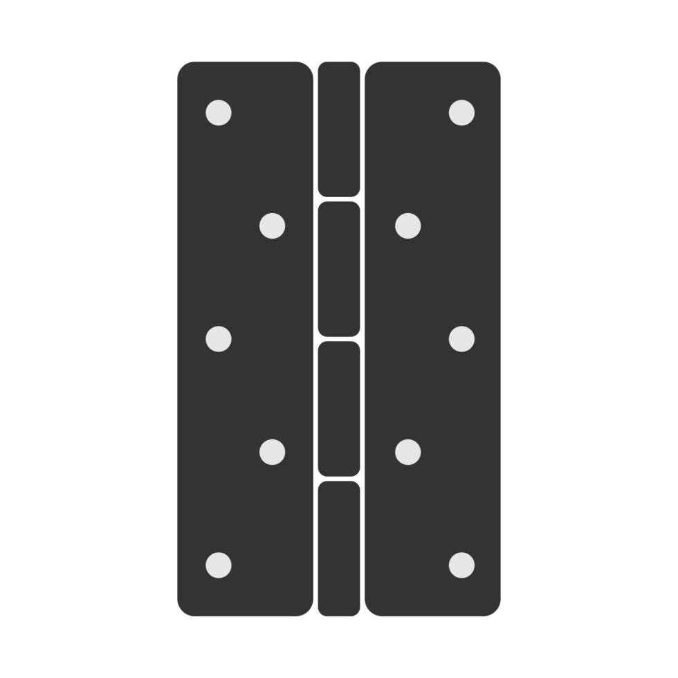 a set of door hinge icons vector