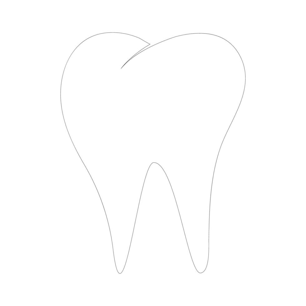 Vector tooth icon
