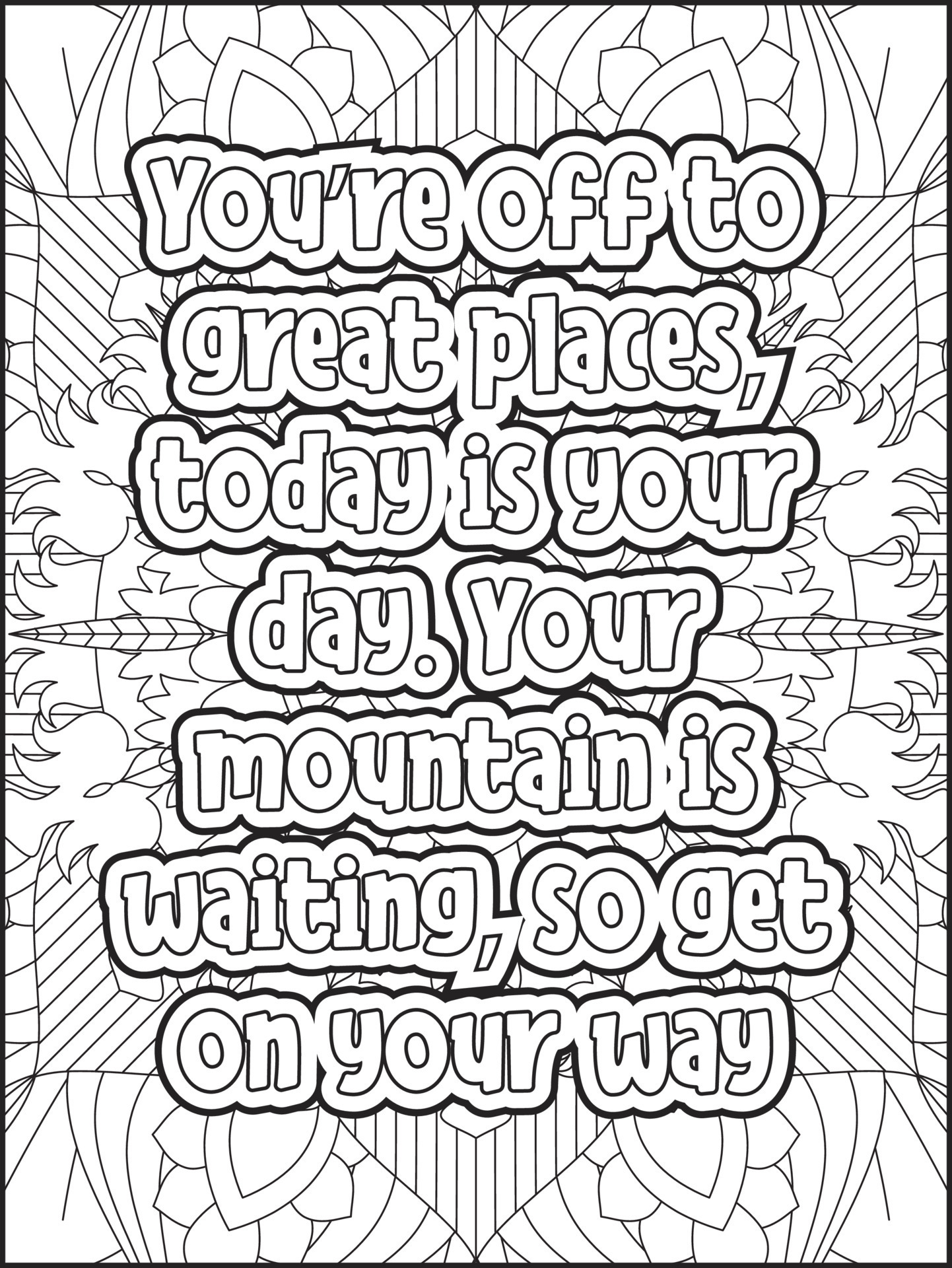 Quotes, Quotes Coloring, Quotes Coloring Pages, inspirational quotes, 21659848 Vector Art at