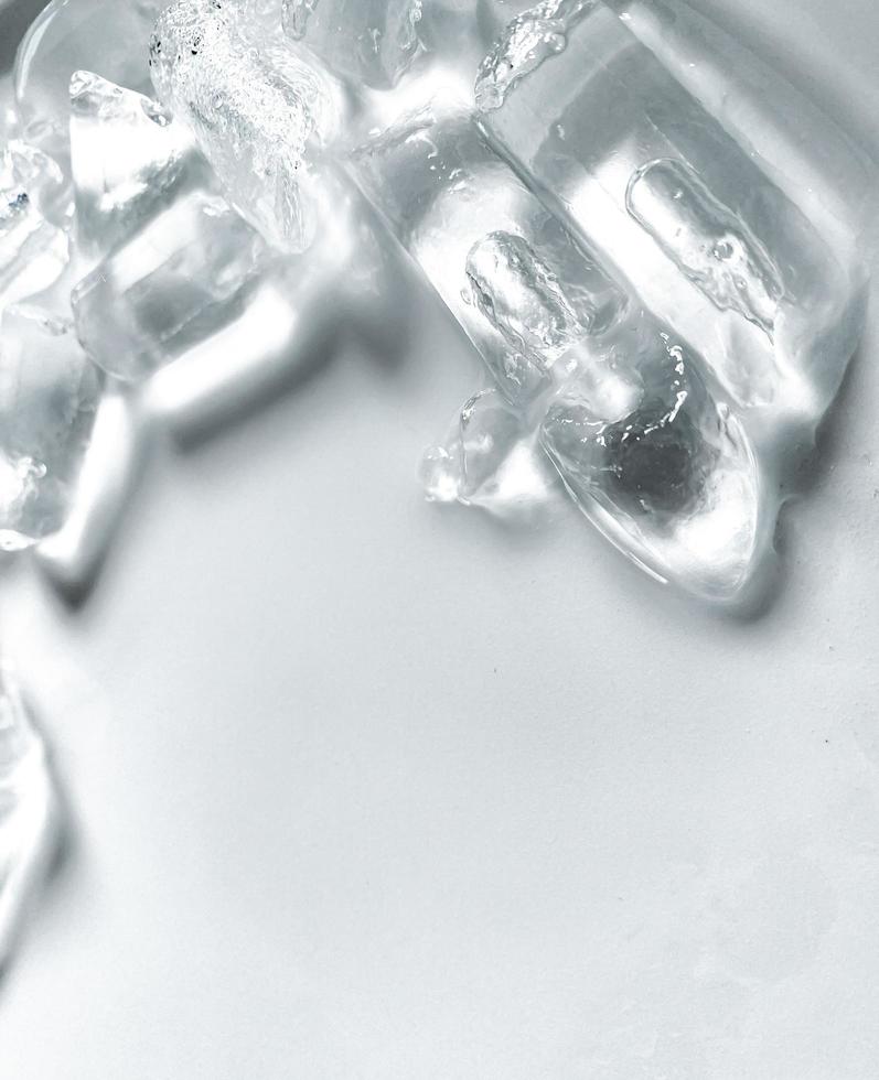 Ice cubes background, ice cube texture or background It makes me feel fresh and feel good, In the summer, ice and cold drinks will make us feel relaxed, Made for beverage or refreshment business. photo