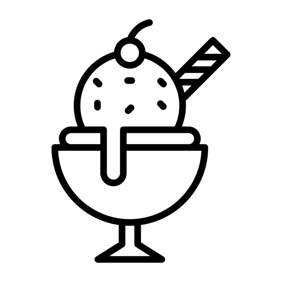 Ice Cream Cup vector icon 21660614 Vector Art at Vecteezy