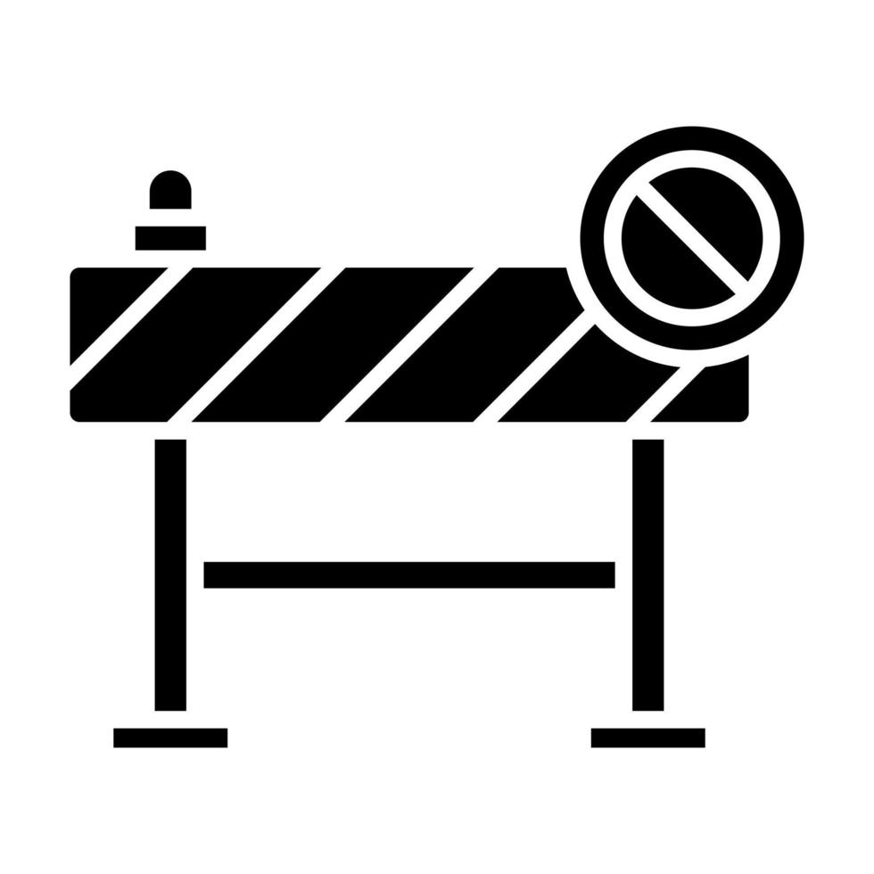 Restricted Area vector icon