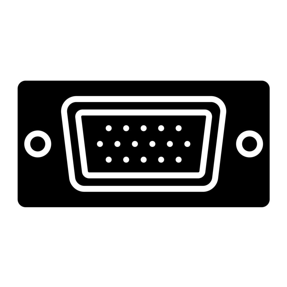 Vga Port vector icon