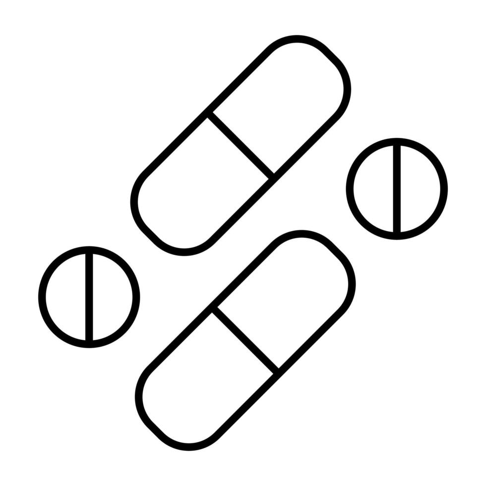 Pills vector icon