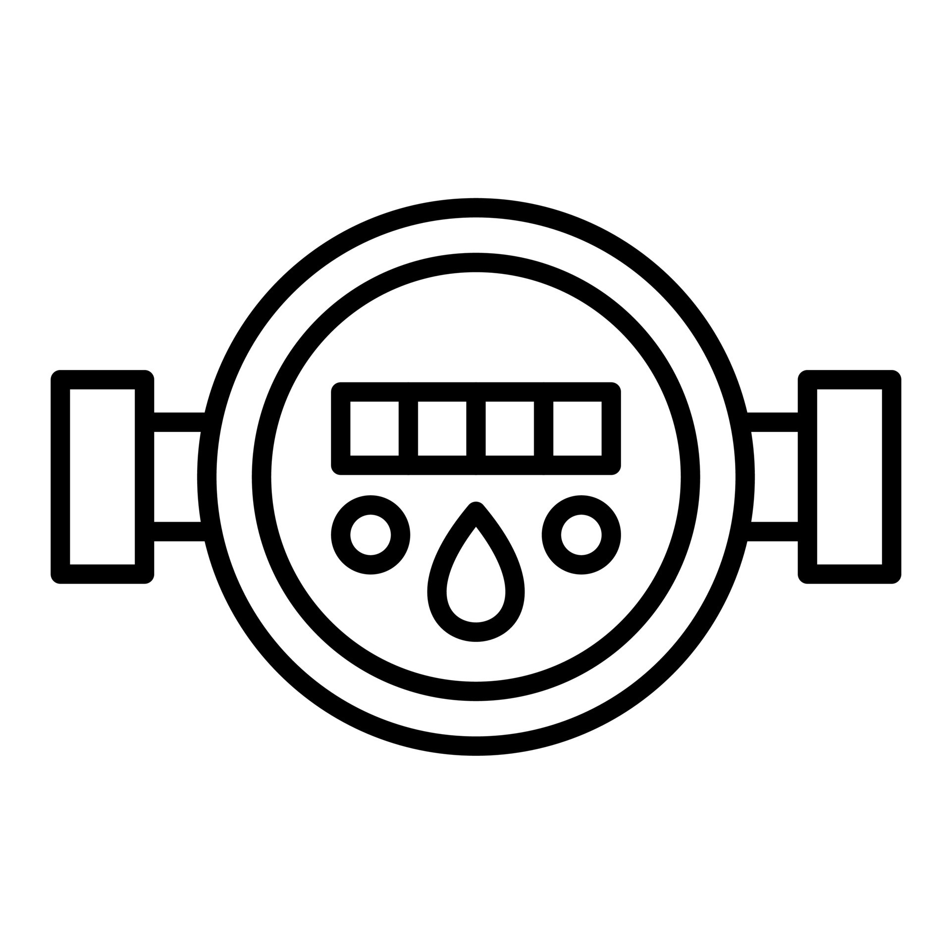 Water Meter vector icon 21660735 Vector Art at Vecteezy
