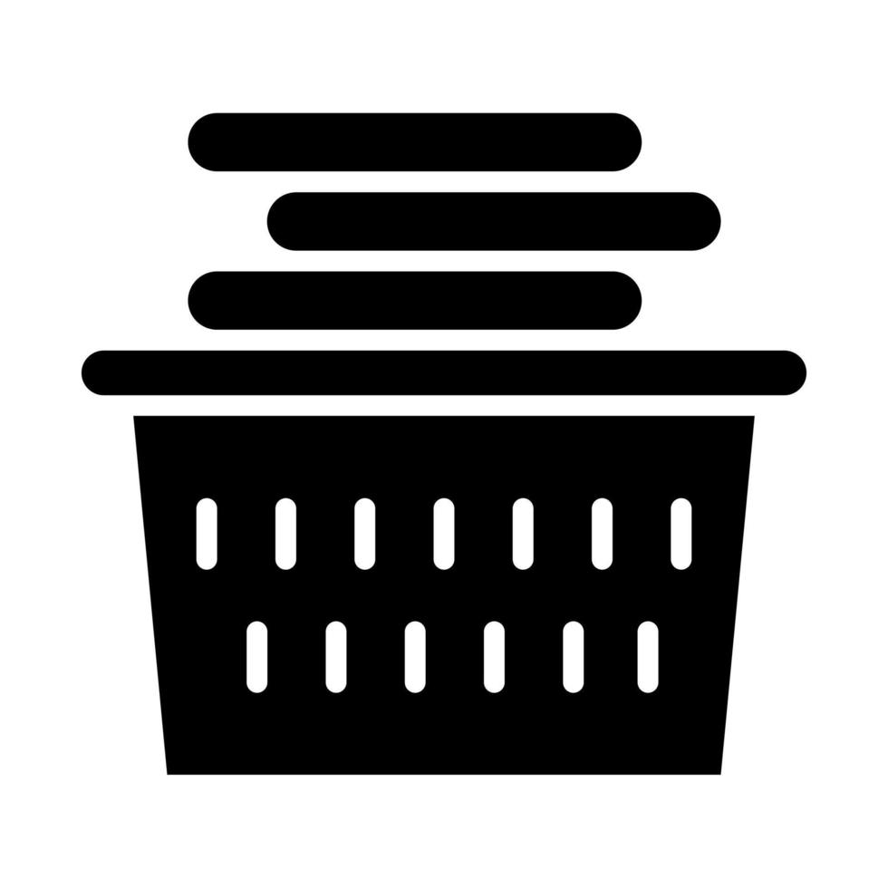 Laundry Basket vector icon