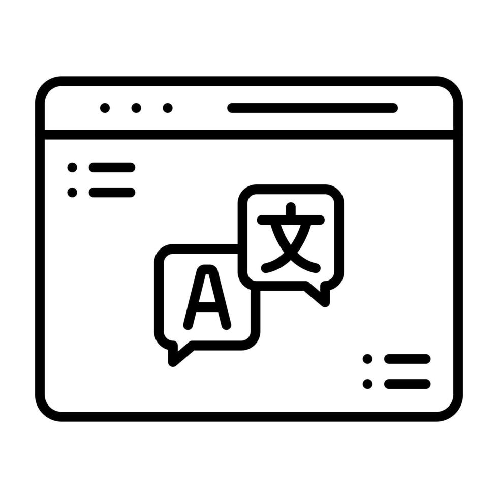 Language Learning vector icon