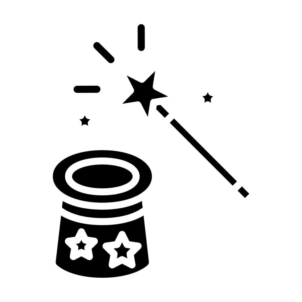 Magic Trick vector icon