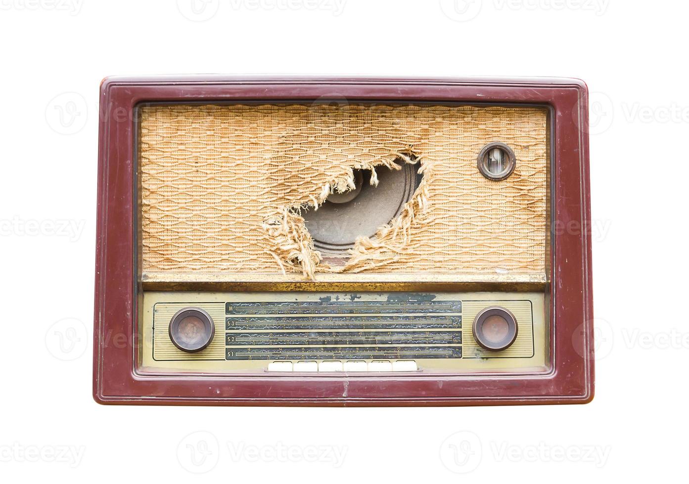 Old vintage radio photo