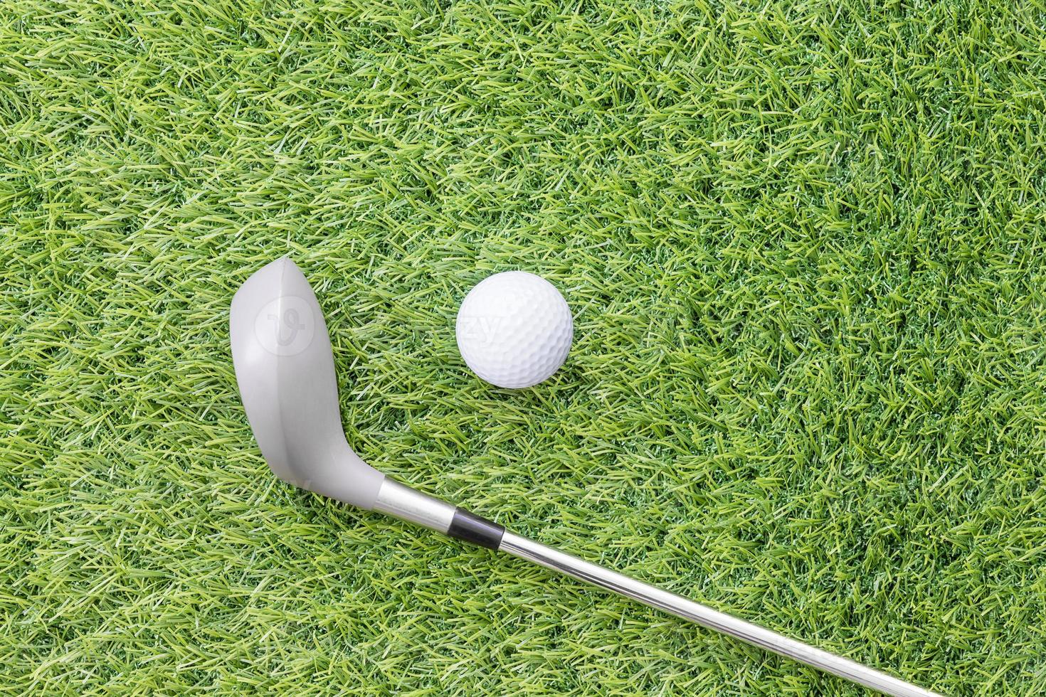 Sport objects related to golf equipment photo