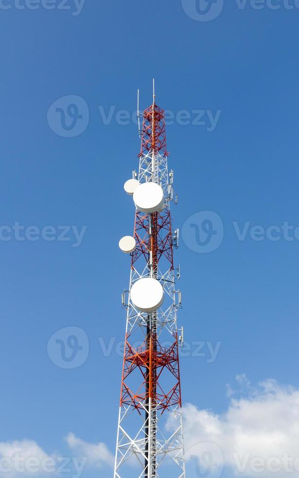 Repeater stations agent blue sky photo