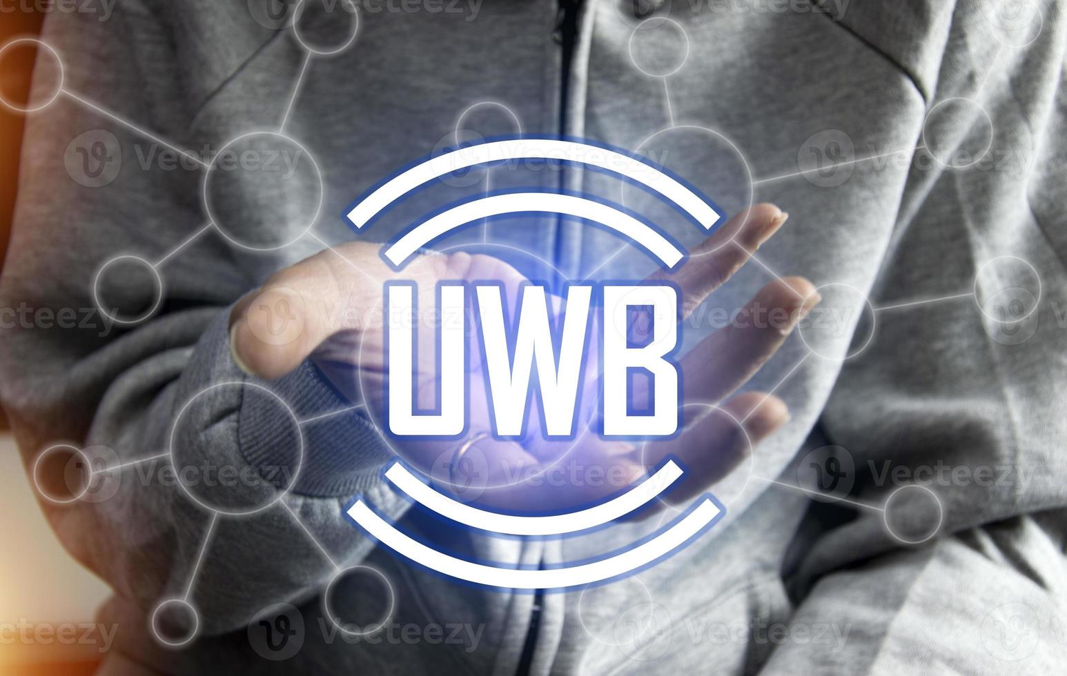 Ultra-wideband UWB is a short-range radio communication technology on bandwidths of 500MHz or greater and at very high frequencies. Overall, it works similarly to Bluetooth and Wi-Fi. photo