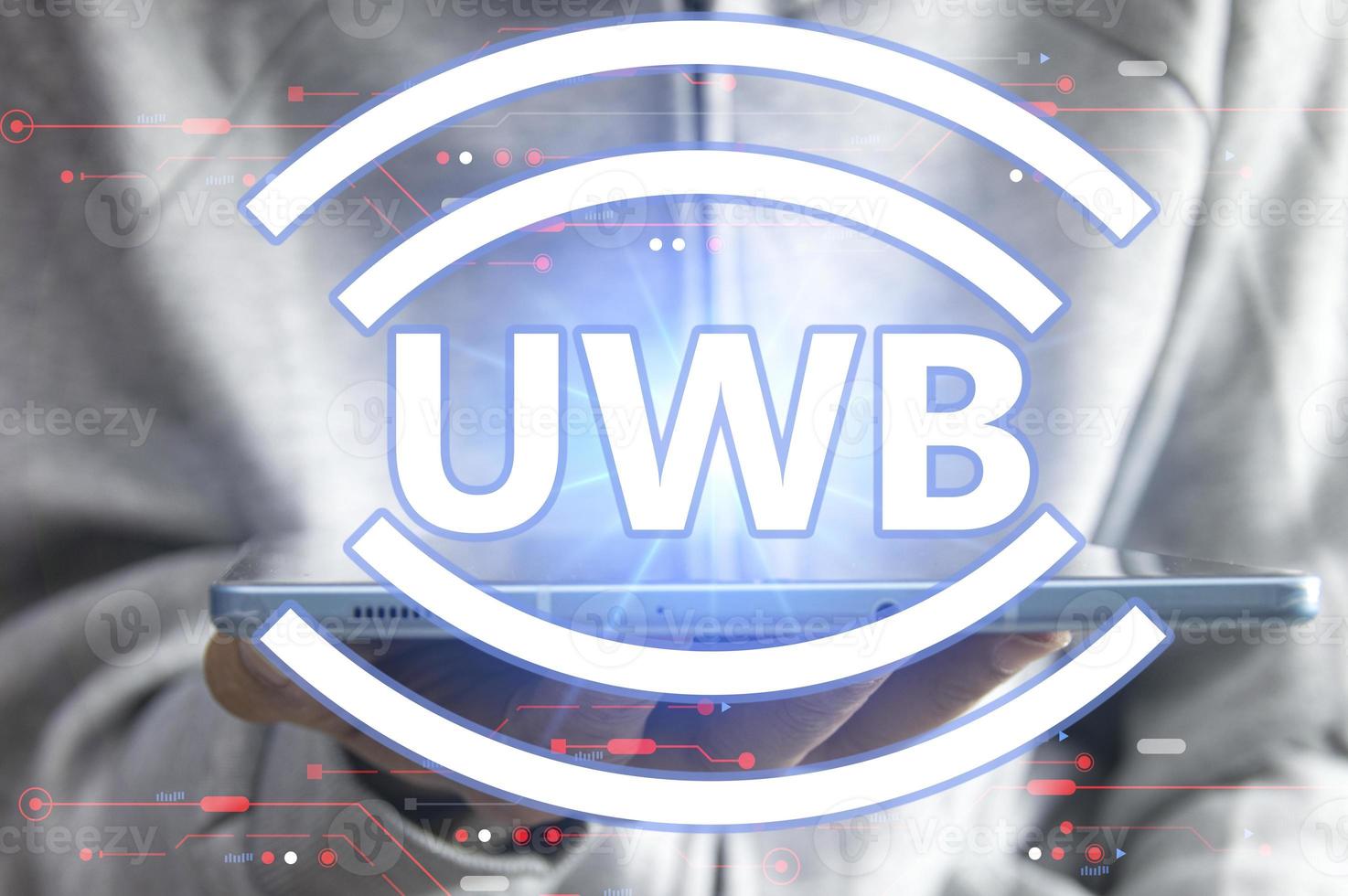 Ultra-wideband UWB is a short-range radio communication technology on bandwidths of 500MHz or greater and at very high frequencies. Overall, it works similarly to Bluetooth and Wi-Fi. photo