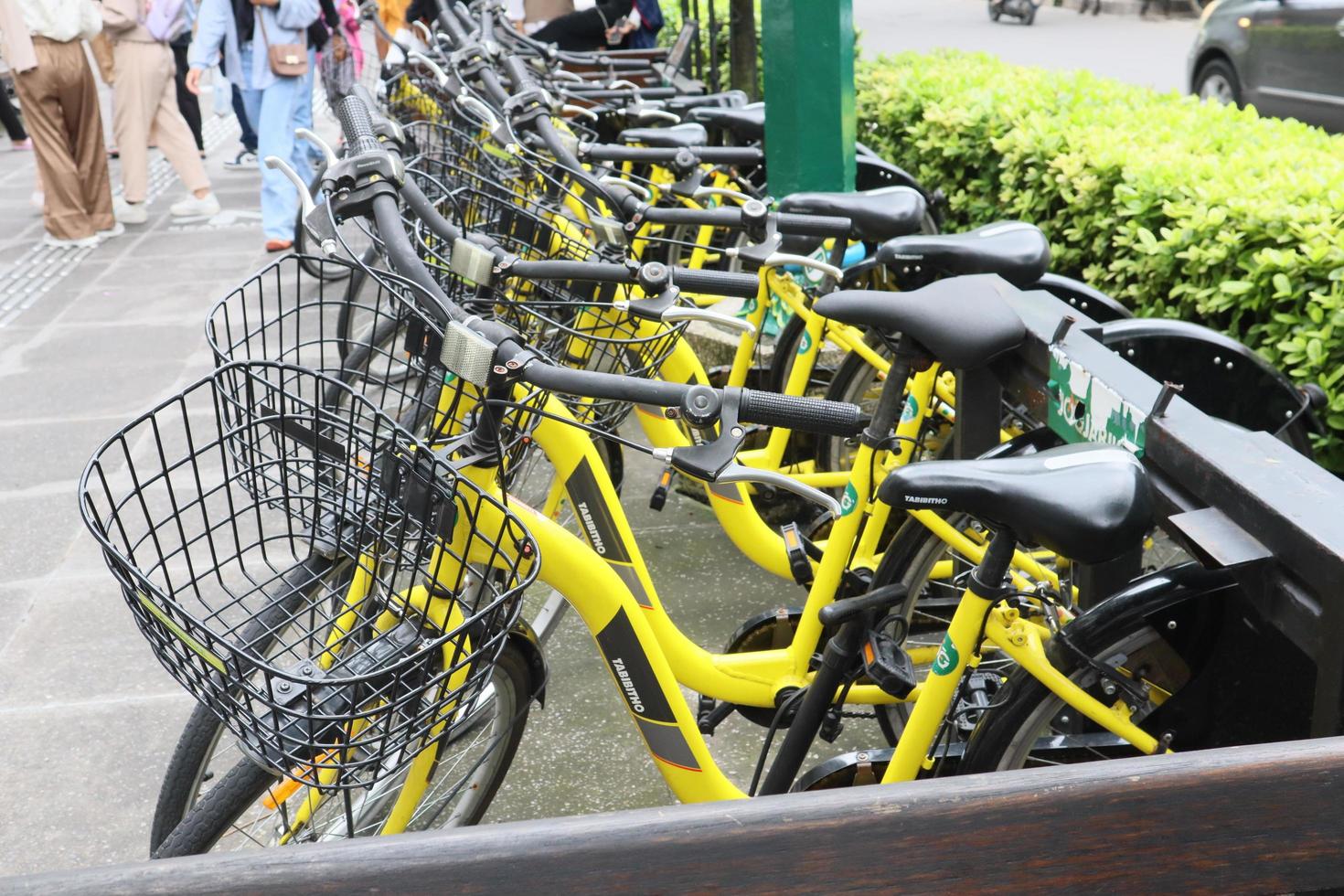 alquiler bicicleta en malioboro yogyakarta foto