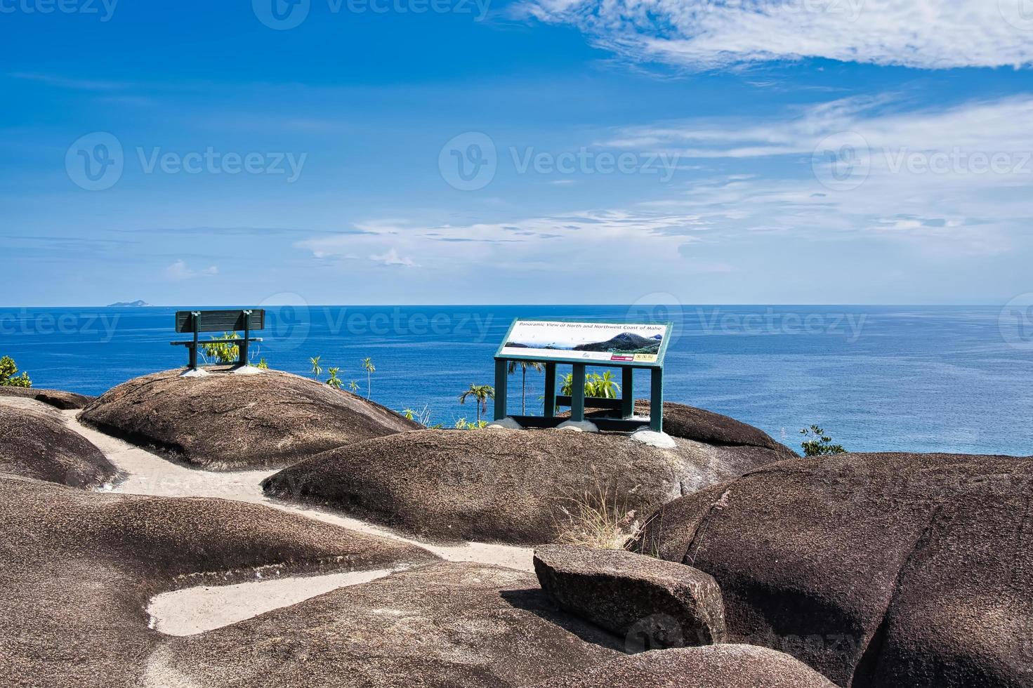 Anse major nature trail view point Silhouette and north island photo