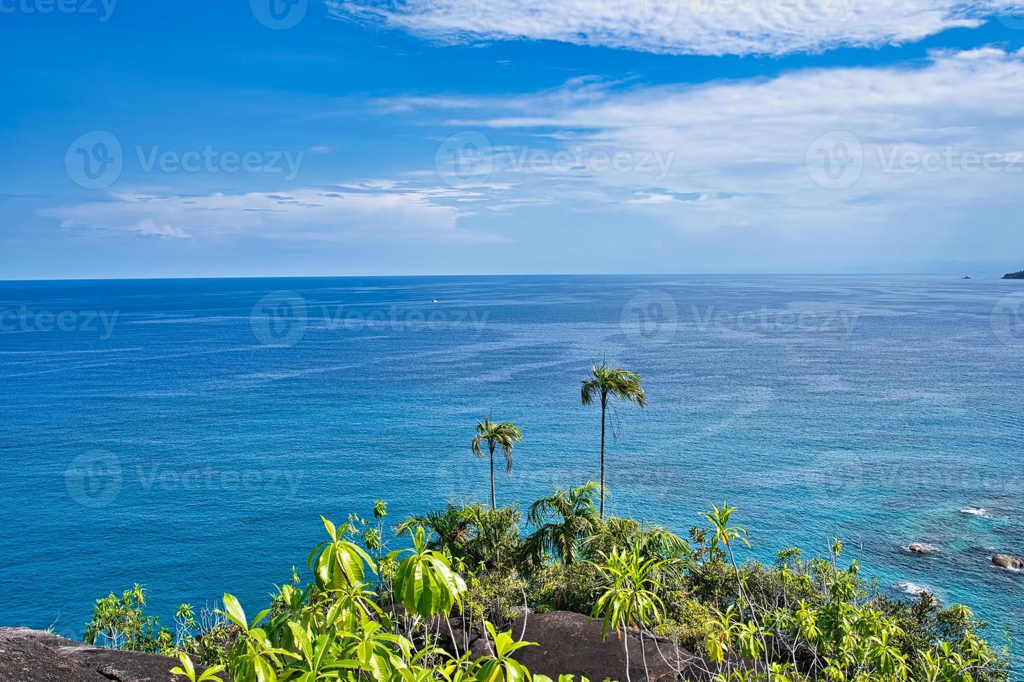 Anse major nature trail view point, Mahe Seychelles photo