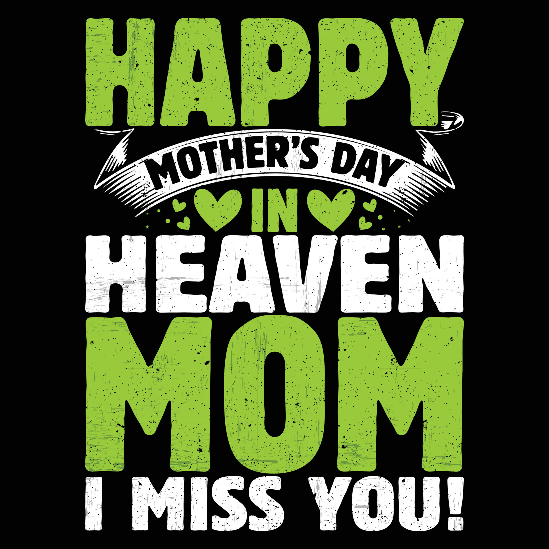 Mother s Day Mom In Heaven Happy mother's day heaven mom I miss you mother's day 21663238 Vector Art at Vecteezy