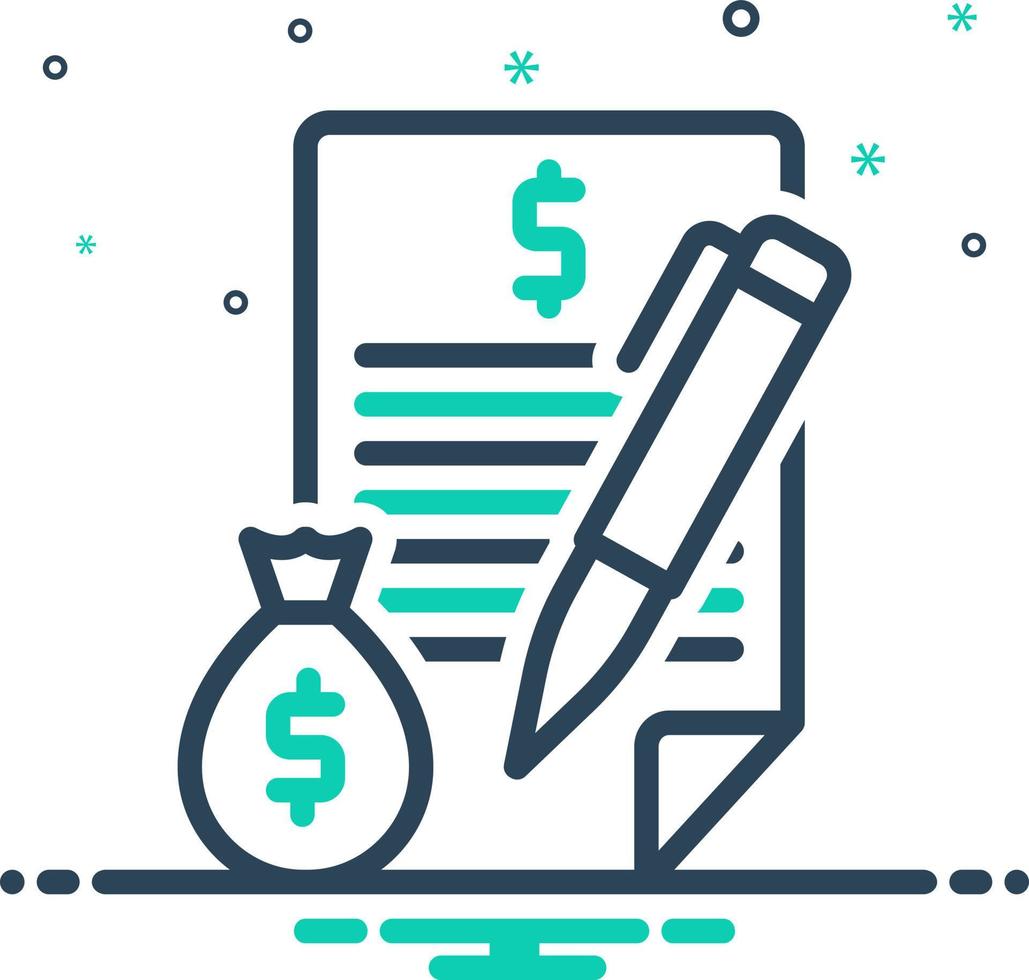mix icon for grant vector