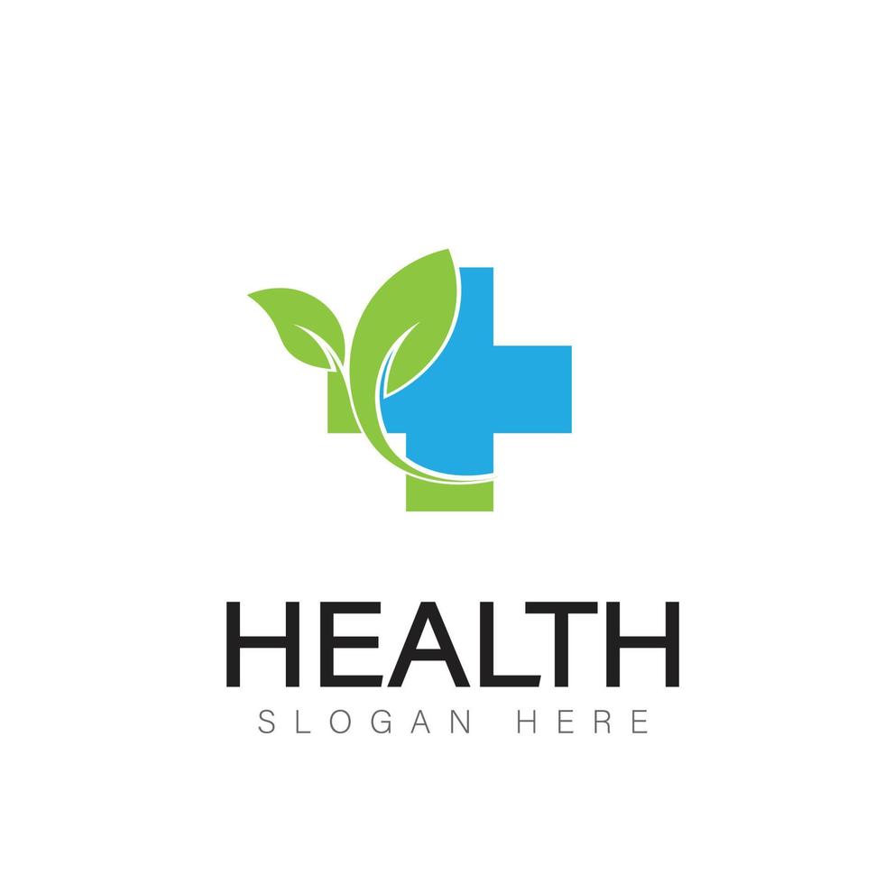 Medical Cross and Health Pharmacy Logo Vector Template