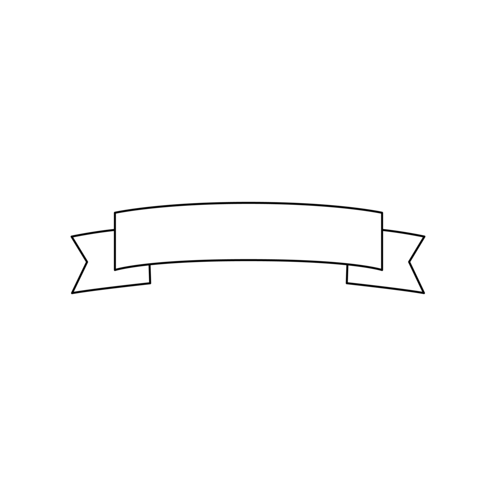 Ribbon banner icon png, ribbon transparent png