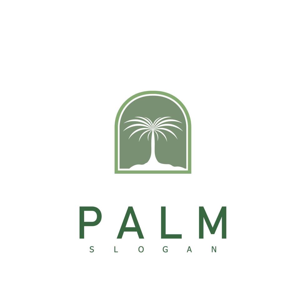 Luxury Palm Logo Template Vector