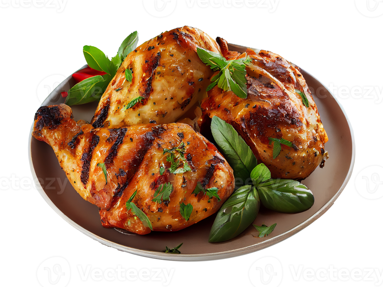 délicieux grillé poulet coupé png