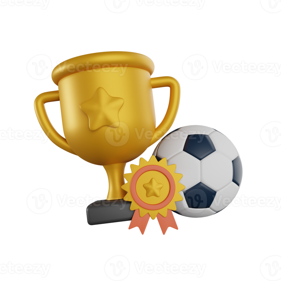 Gold crown 3d icon. Success concept. 3D rendering png